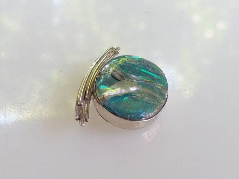 925er Silber Anhänger "Paua" 925er Silber Anhänger "Paua"