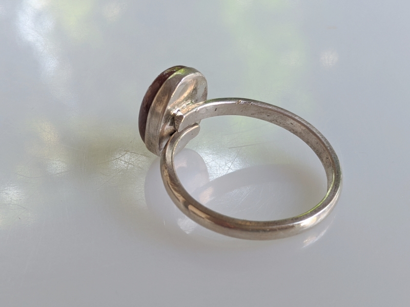 925er Silber Ring mit Sonnenstein