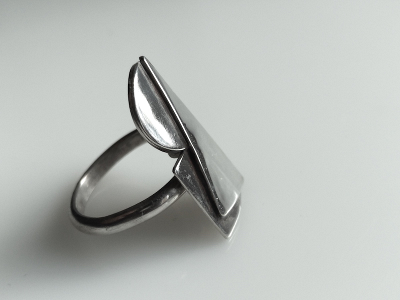 Silber Ring "Formenspiel"