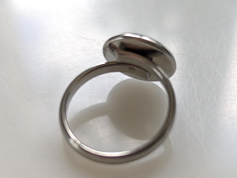 Set Keramik schwarz silber gefasst