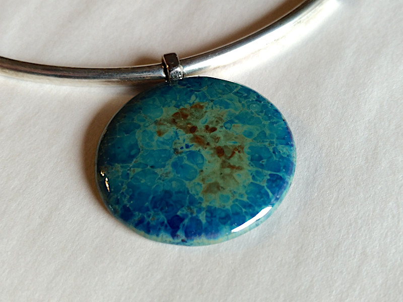 Unikatschmuck - blau - Land Unikatschmuck - blau - Land