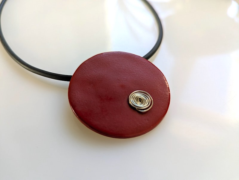 Set Keramik rot rund