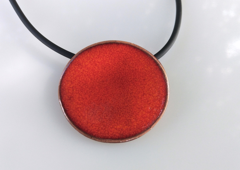Keramik Kette - orange Keramik Kette - orange