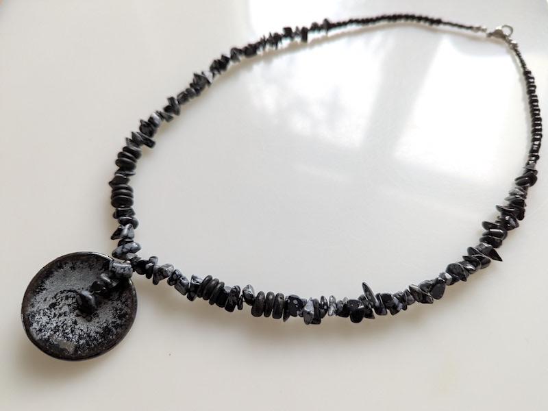 Set Keramik blausilber fein gefasst