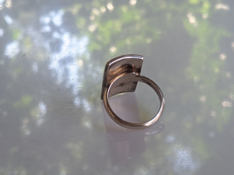 925er Silber Ring "Linien"