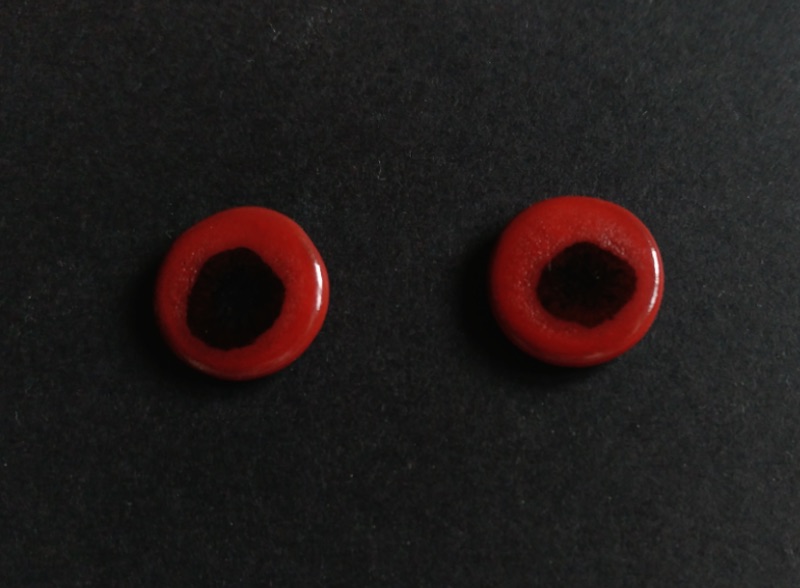 Set Keramik rot rund Set Keramik rot rund