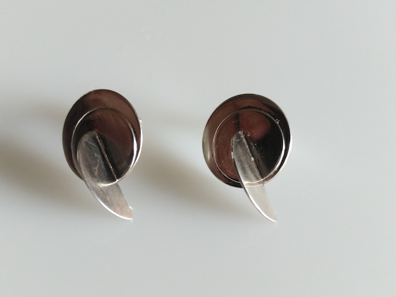 925er Silber Ohrstecker "Dreierlei vom Kreis" 925er Silber Ohrstecker "Dreierlei vom Kreis"