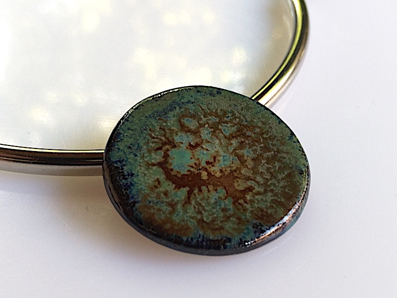 Unikatschmuck - grün gemasert Unikatschmuck - grün gemasert