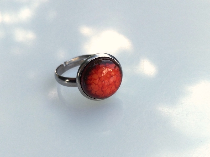 Keramik Ring - orange