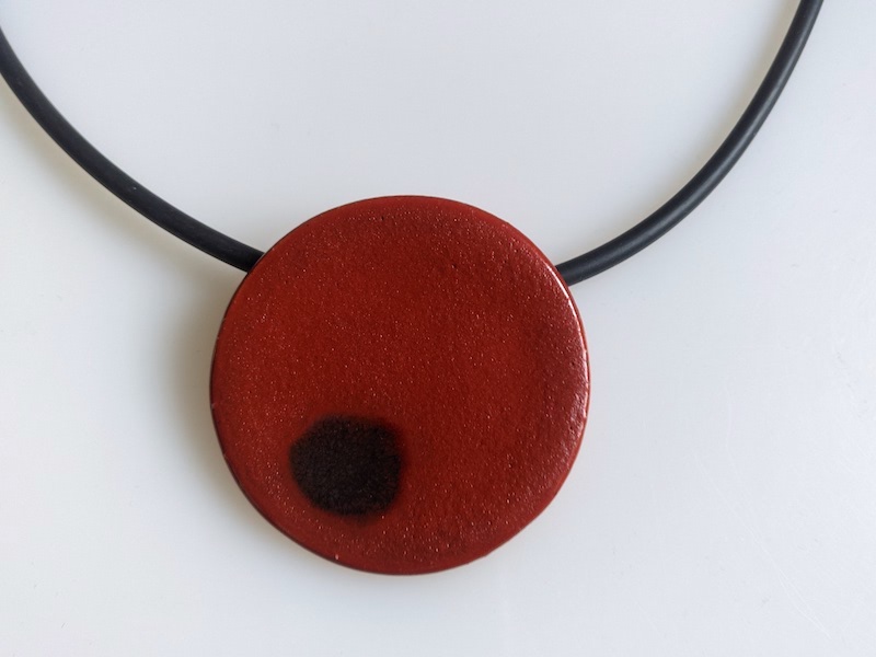 Keramik Kette - rot Auge Keramik Kette - rot Auge