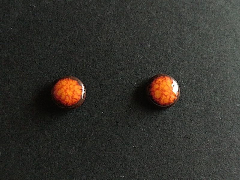 Keramikohrstecker 8 mm orange Keramikohrstecker 8 mm orange