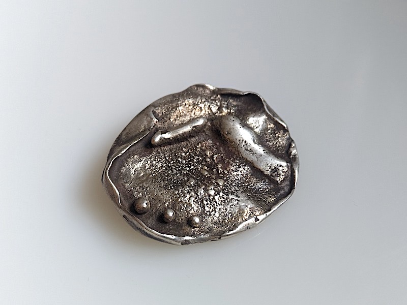 925er Silber Anhänger mit Flussbild II 925er Silber Anhänger mit Flussbild II