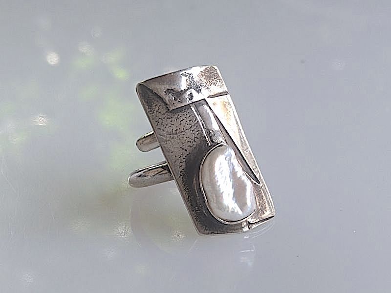 925er Silber Ring "harmonisches Chaos"