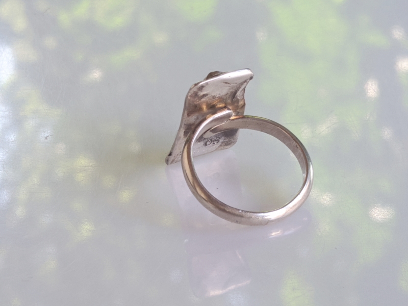 925er Silber Ring mit Granat- Besatz 925er Silber Ring mit Granat- Besatz