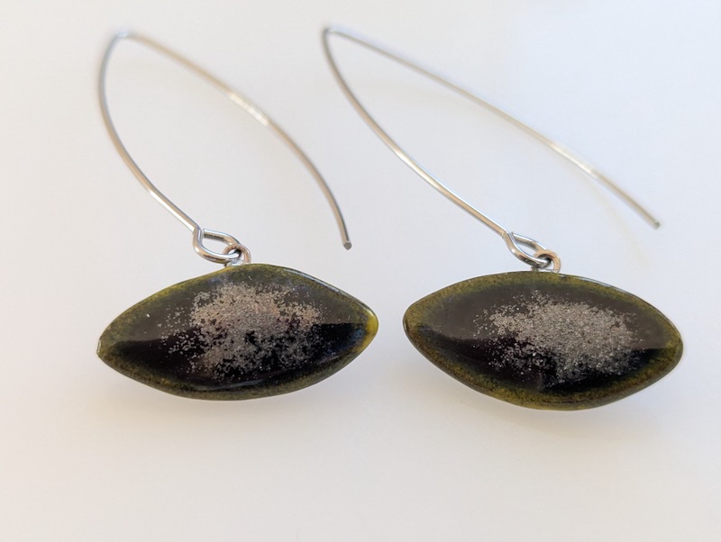 Set Keramik grün und blau