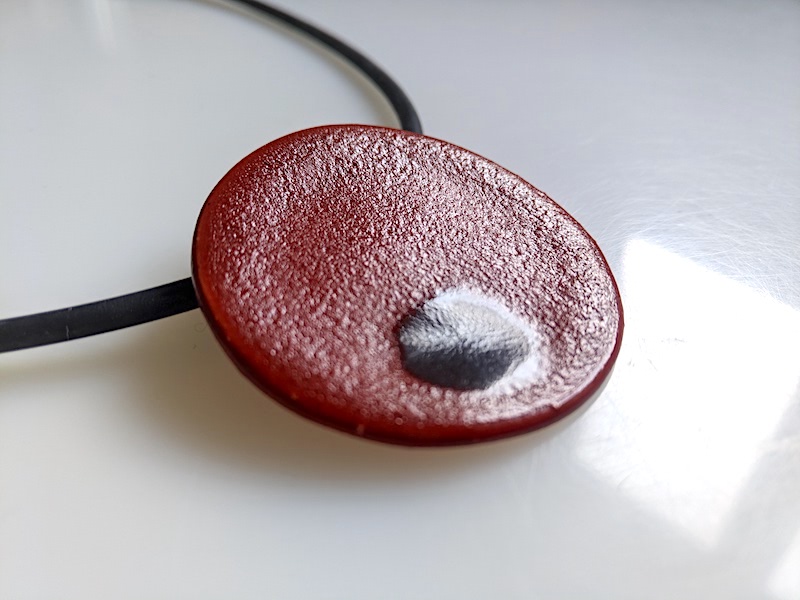 Keramik Kette - rot Auge Keramik Kette - rot Auge