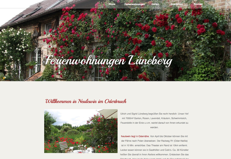 Webdesign Oderbruch web-designwerkstatt Webseite